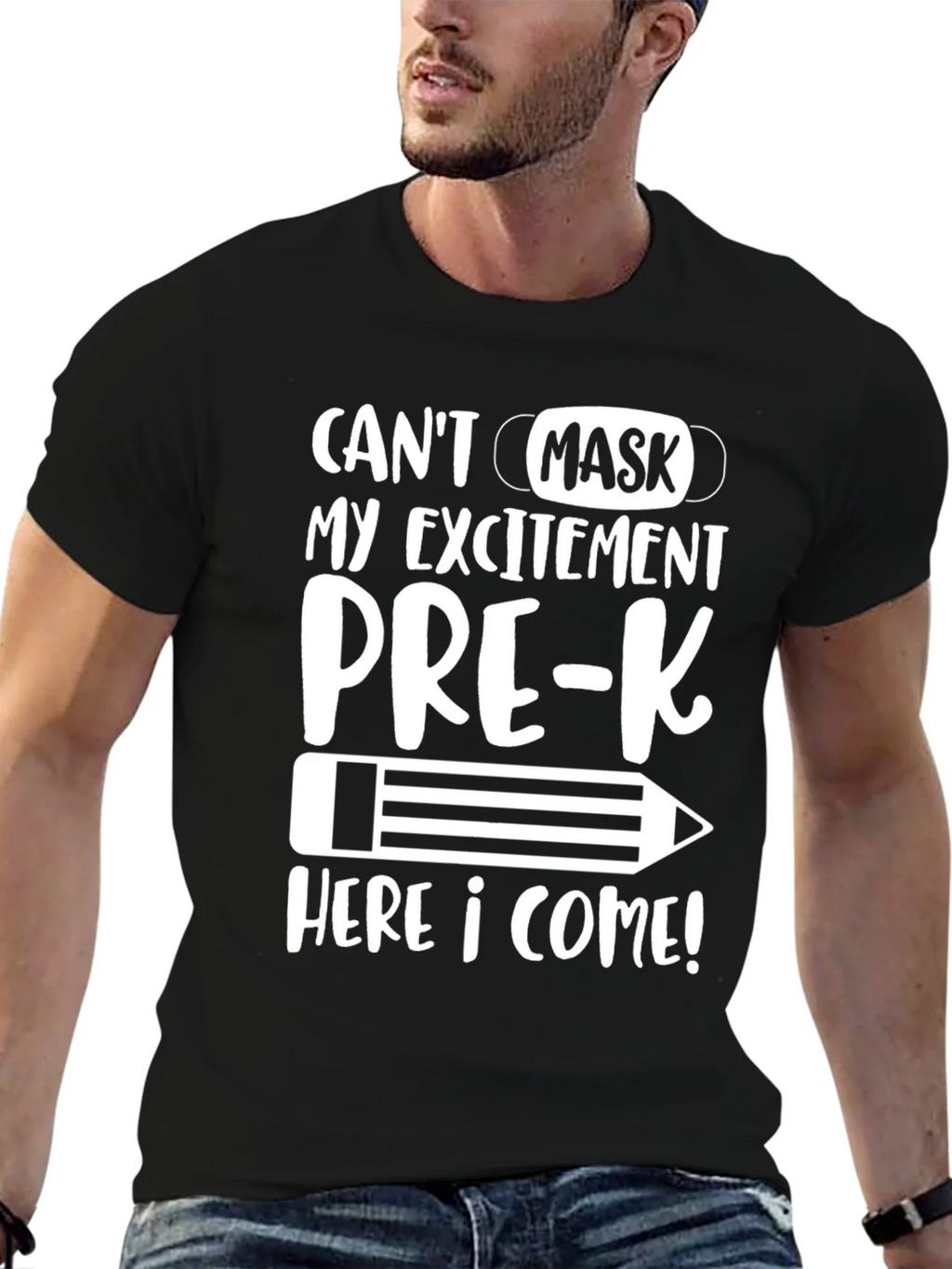 Pre-K Mask Excitement T-Shirt product image 6