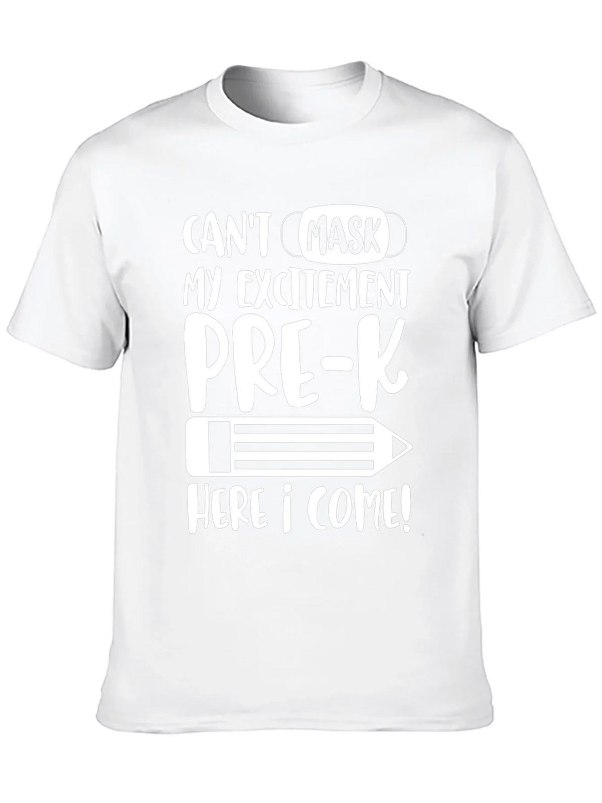 Pre-K Mask Excitement T-Shirt product image 9