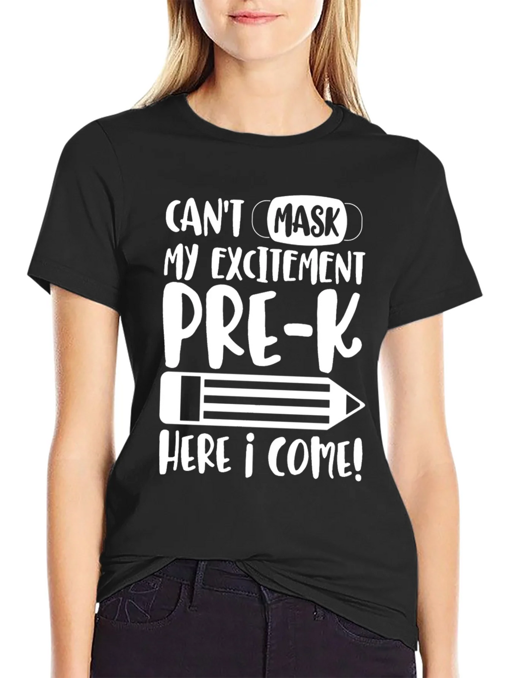Pre-K Mask Excitement T-Shirt product image 2