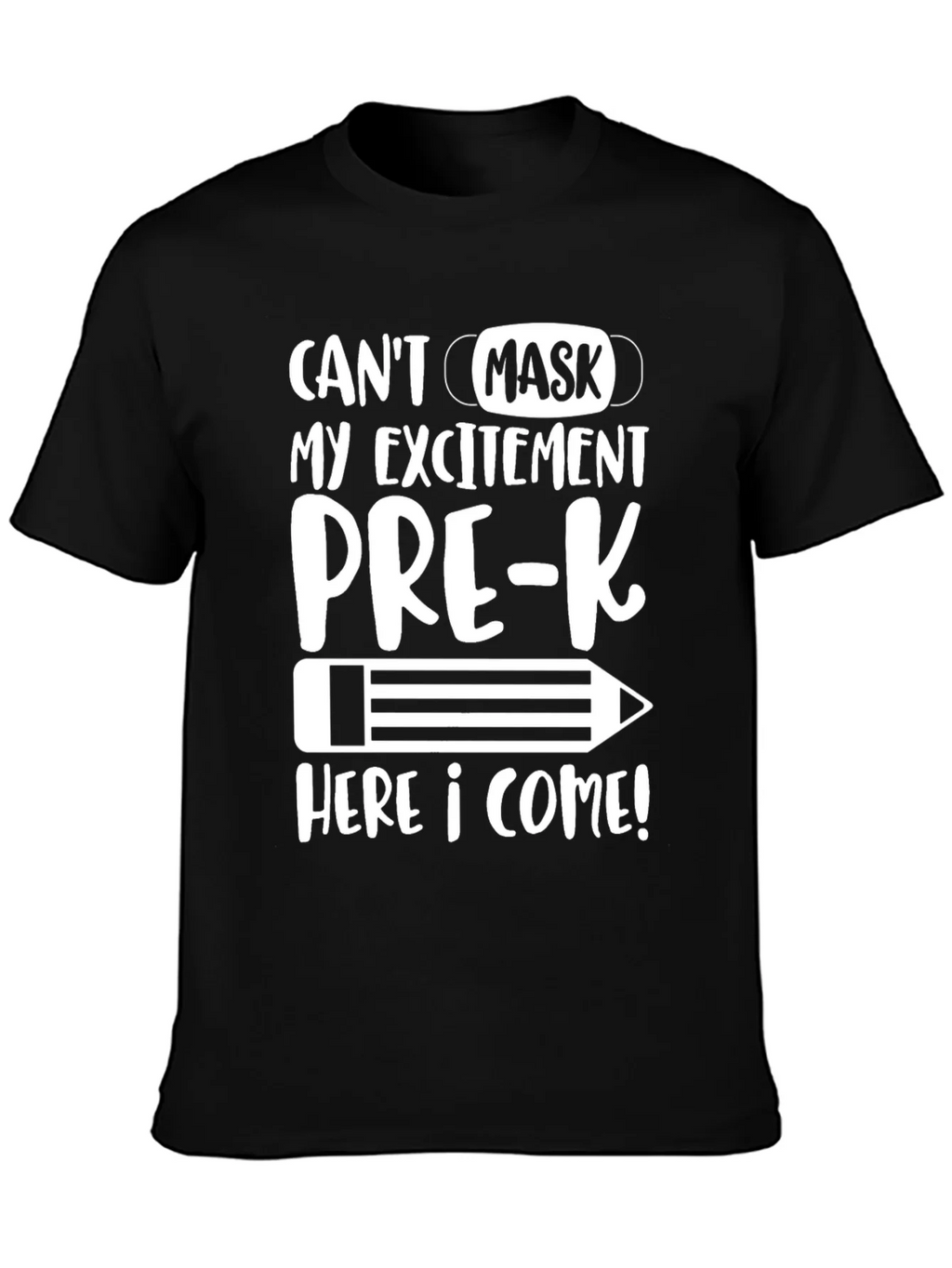 Pre-K Mask Excitement T-Shirt product image 3
