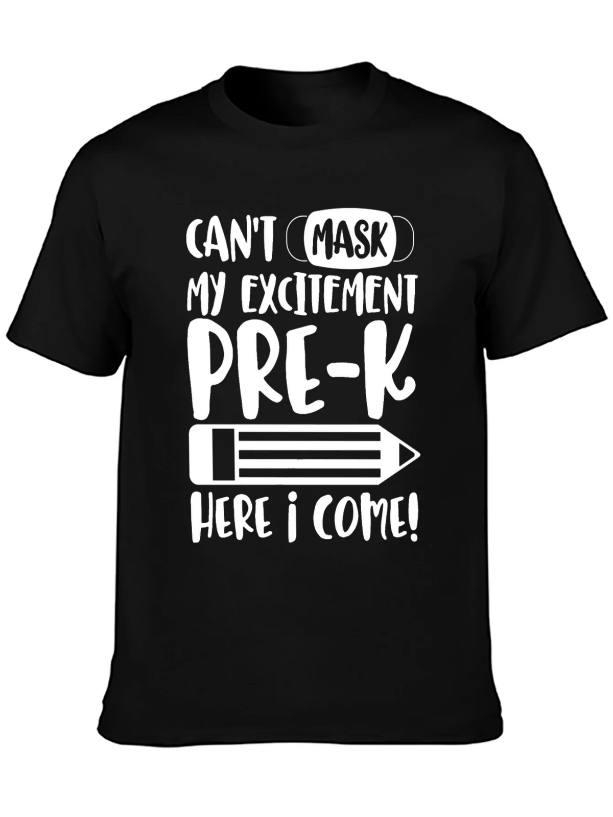 Pre-K Mask Excitement T-Shirt product image 3