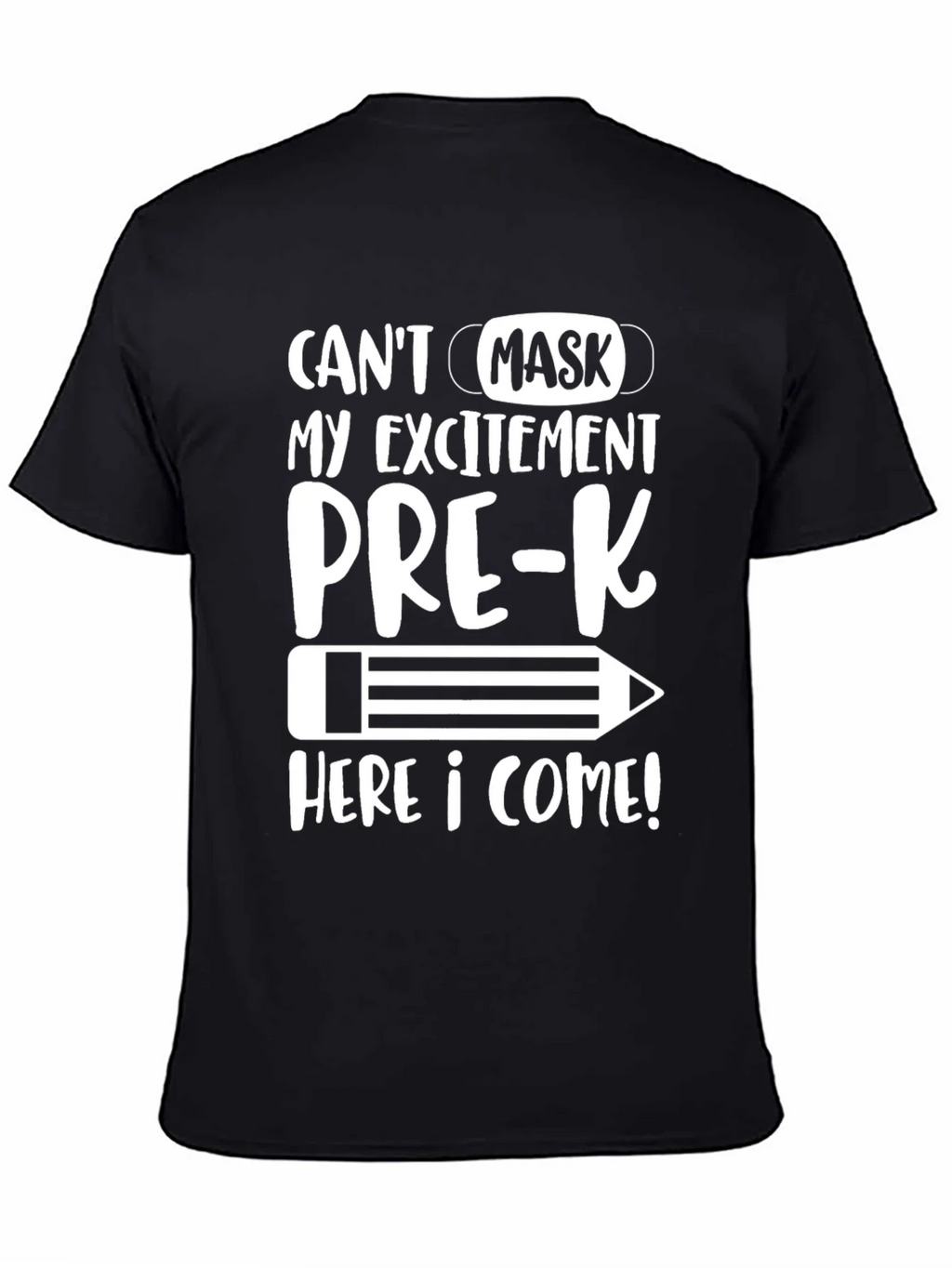 Pre-K Mask Excitement T-Shirt product image 4