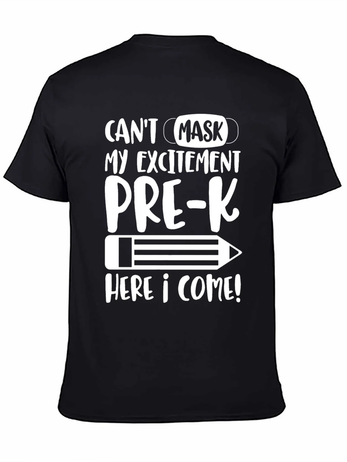 Pre-K Mask Excitement T-Shirt product image 4