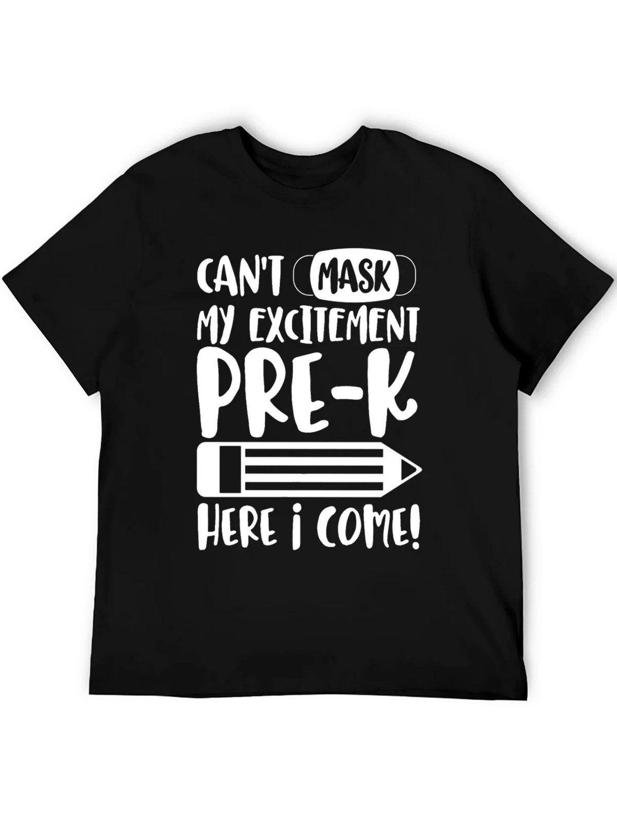 Pre-K Mask Excitement T-Shirt product image 5