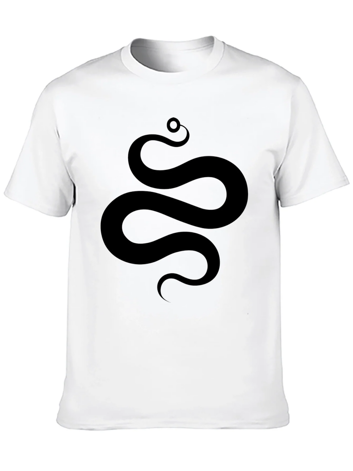 Serpentine Graphic Tee - Sleek Snake Design Soft Cotton product image 4
