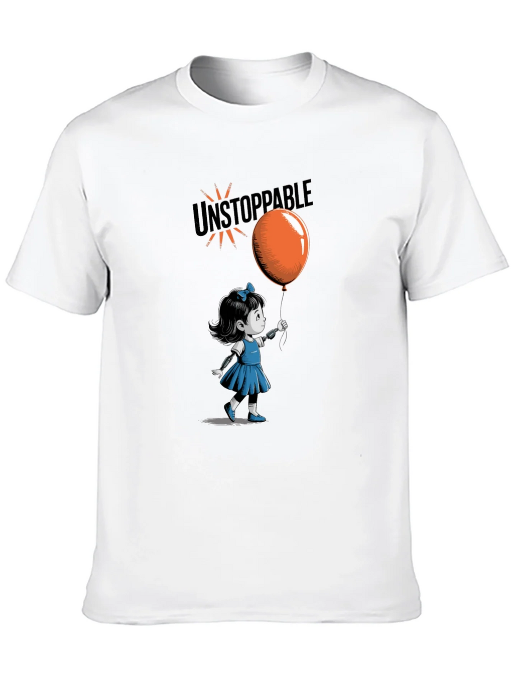 Unstoppable Girl Graphic Tee - Black product image 4