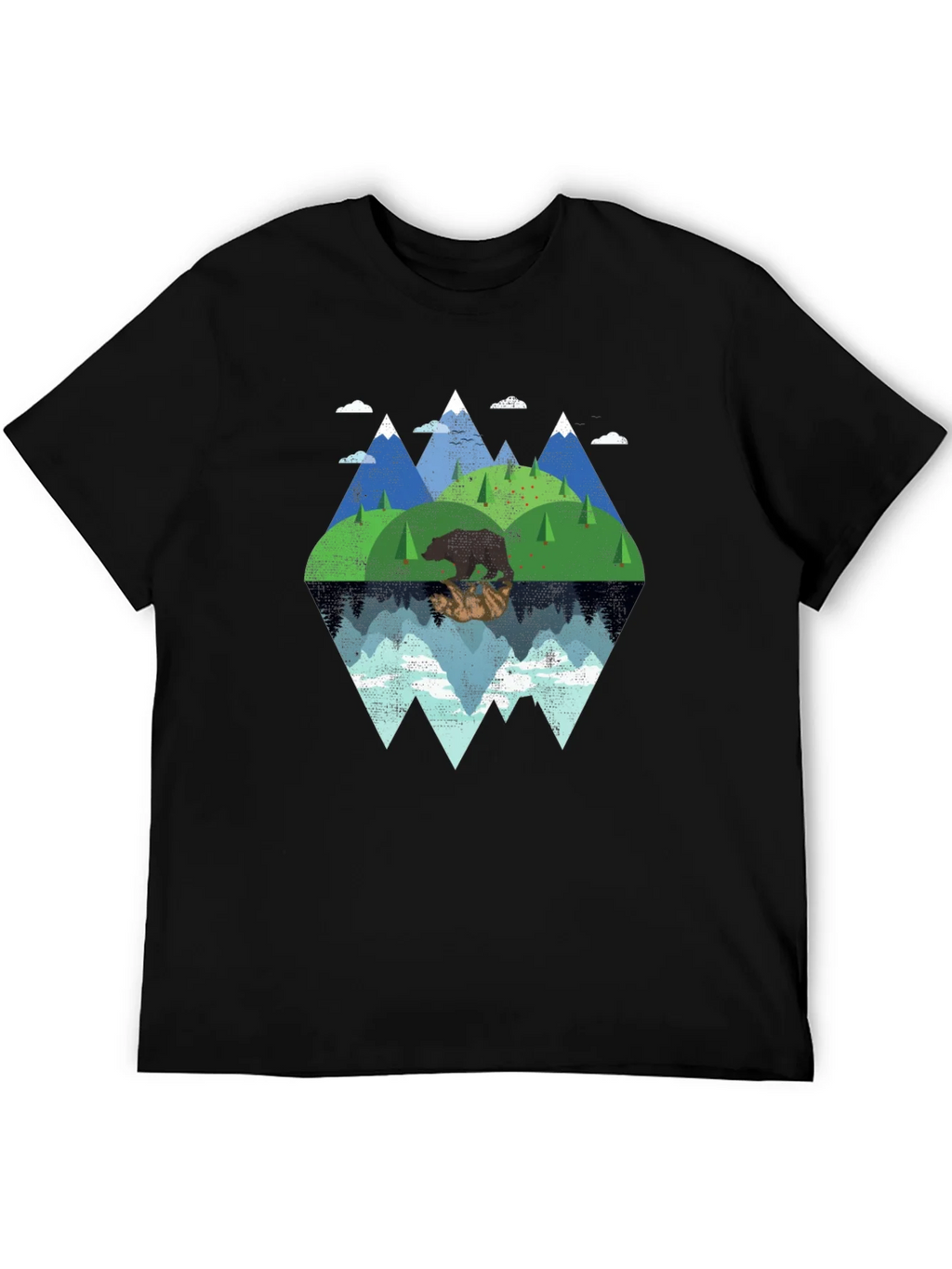 Mountain Bear Graphic Tee - Nature Lovers T-Shirt product image 5
