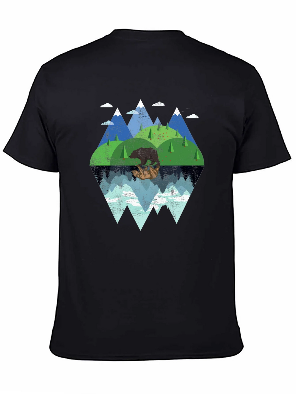 Mountain Bear Graphic Tee - Nature Lovers T-Shirt product image 4