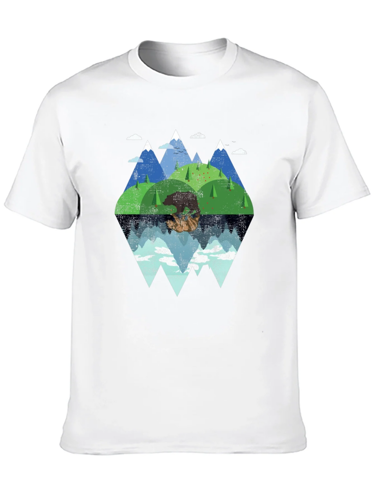 Mountain Bear Graphic Tee - Nature Lovers T-Shirt product image 9