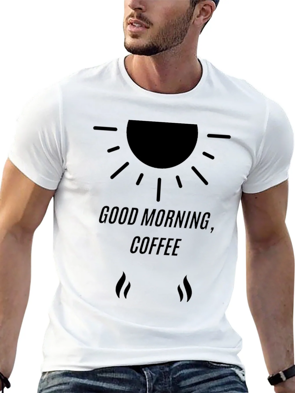 Good Morning Coffee Graphic Tee product image 7