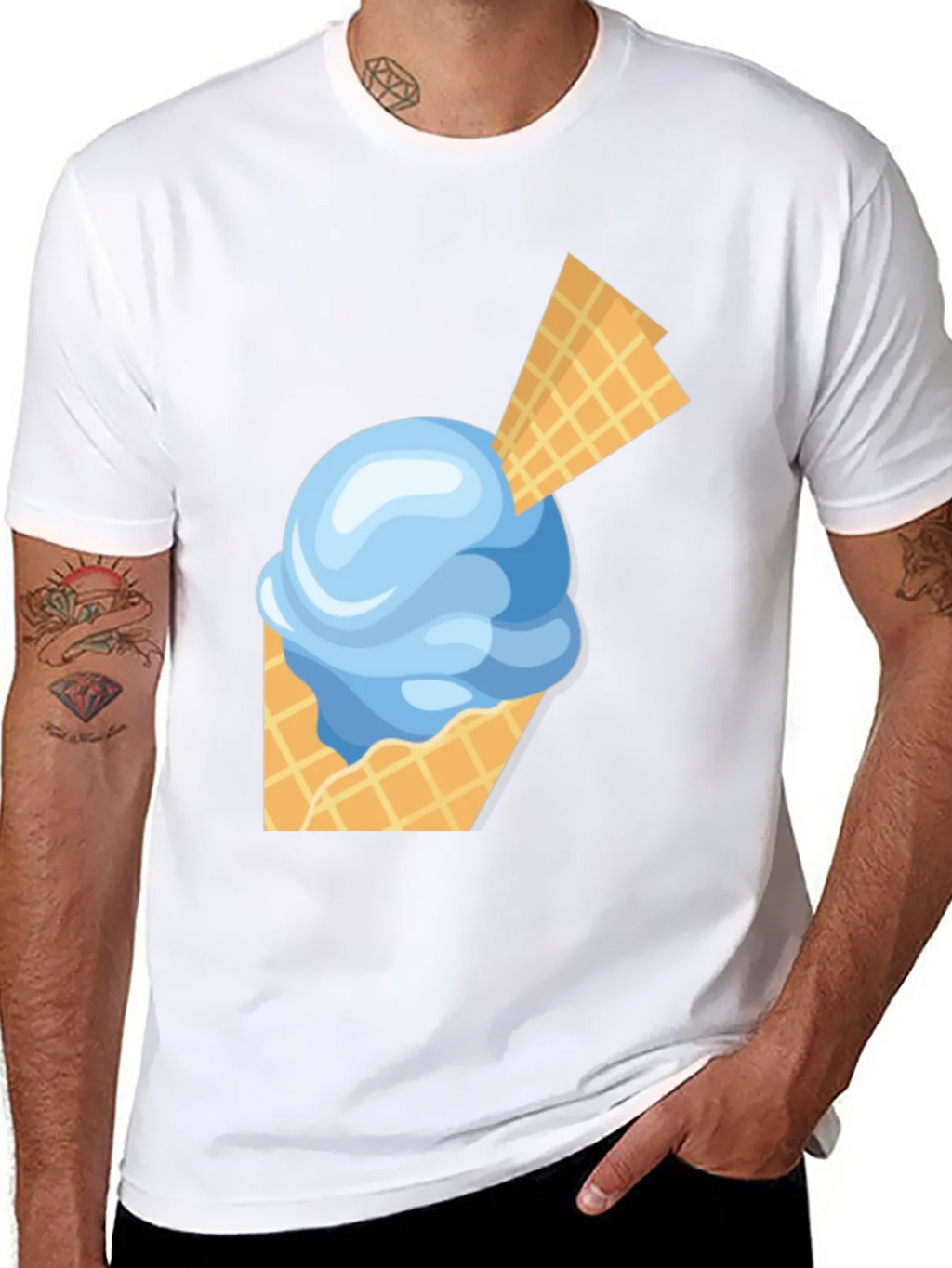 Ice Cream Cone Graphic Tee product image 7
