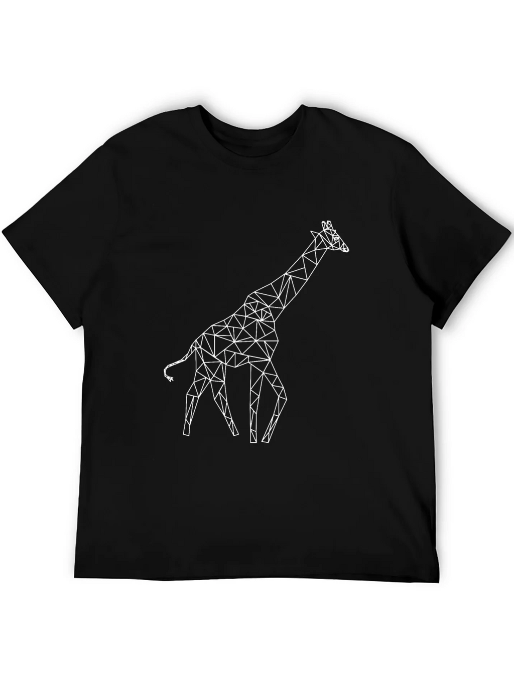 Geometric Giraffe T-Shirt - Unique Polygonal Design product image 4