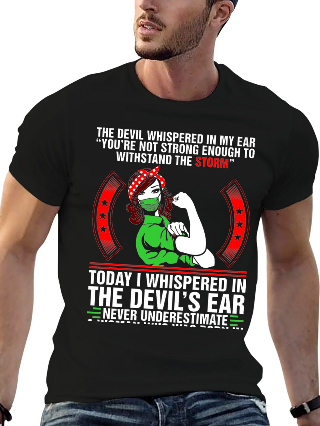 Strong Woman Graphic T-Shirt - Never Underestimate product image 6