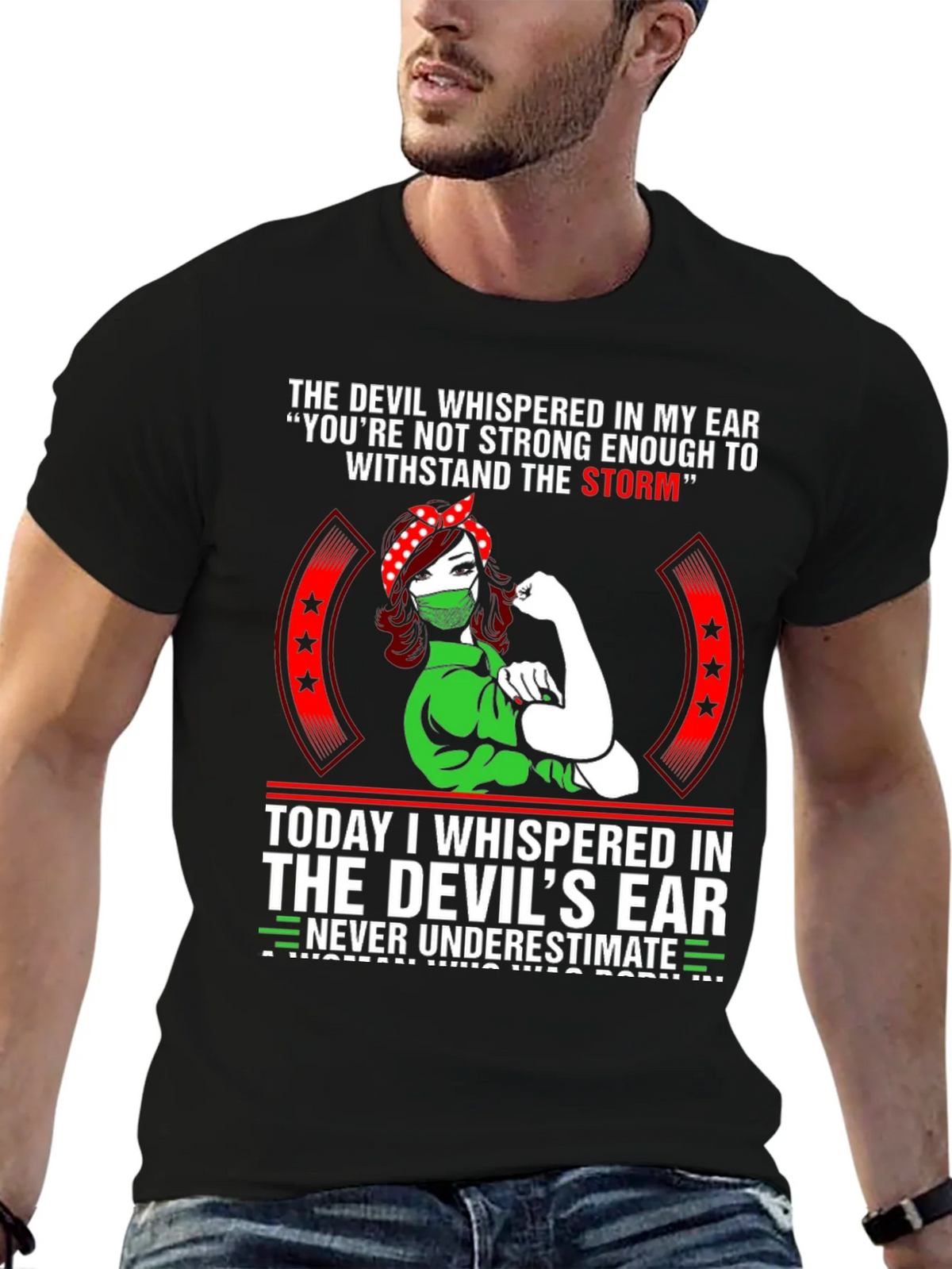 Strong Woman Graphic T-Shirt - Never Underestimate product image 6