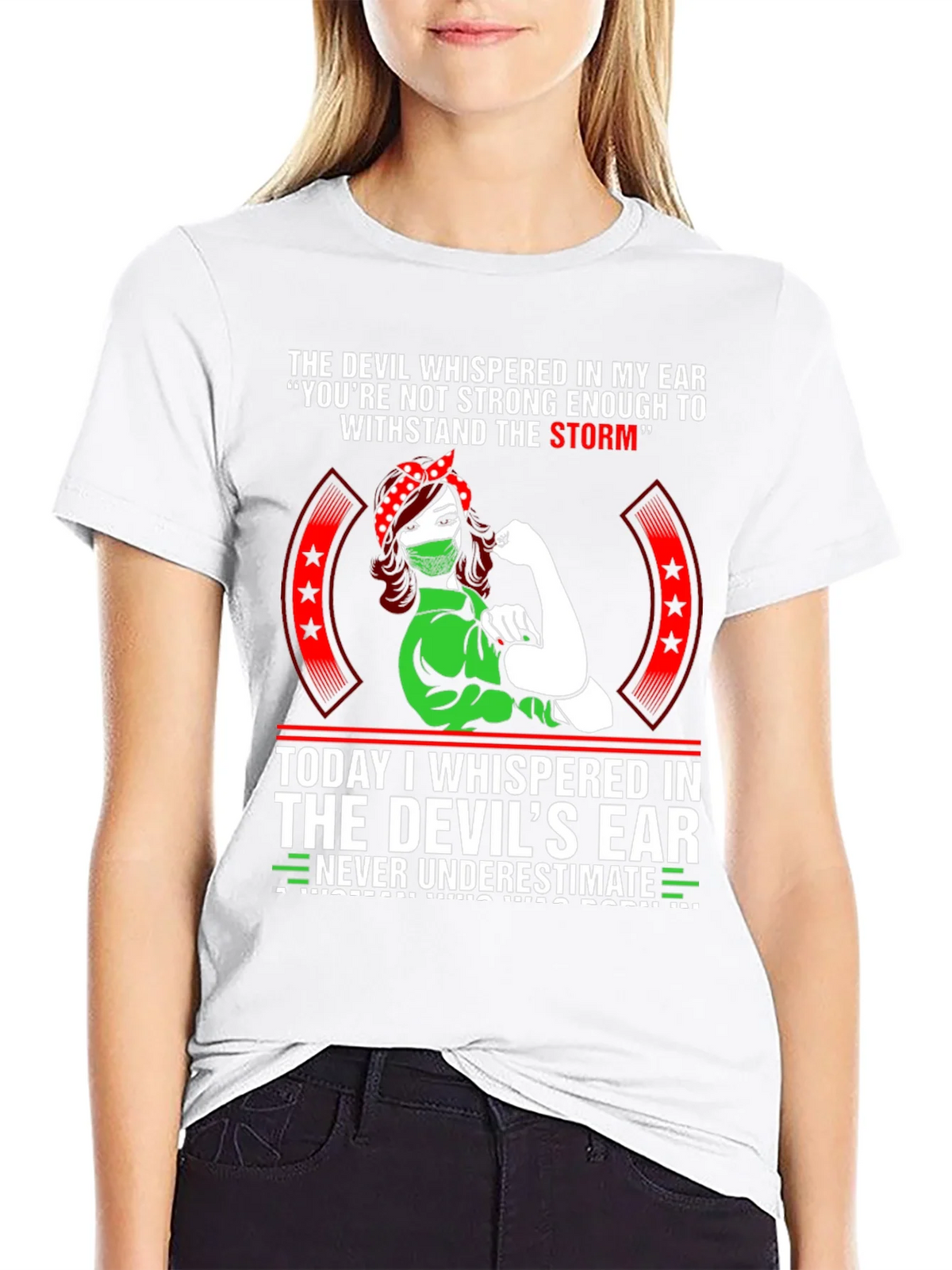 Strong Woman Graphic T-Shirt - Never Underestimate product image 8