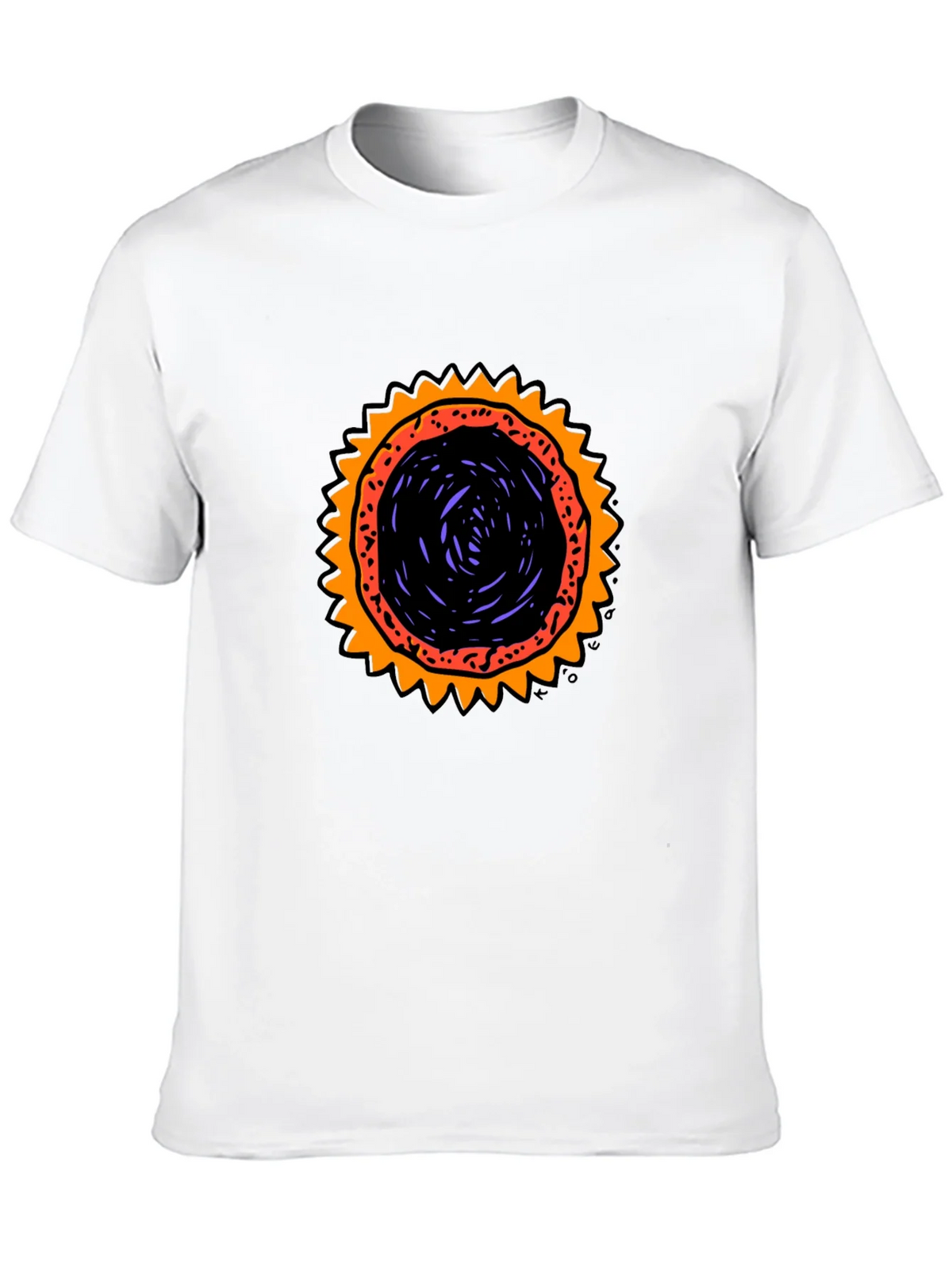 Graphic Sunburst T-Shirt - Black product image 9