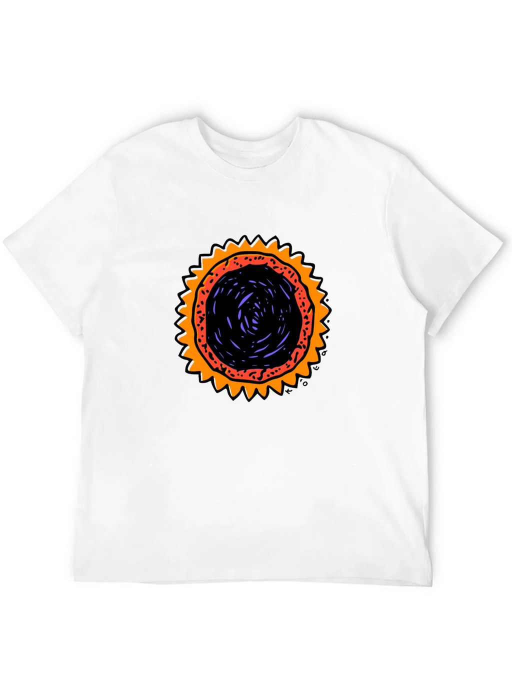 Graphic Sunburst T-Shirt - Black product image 11