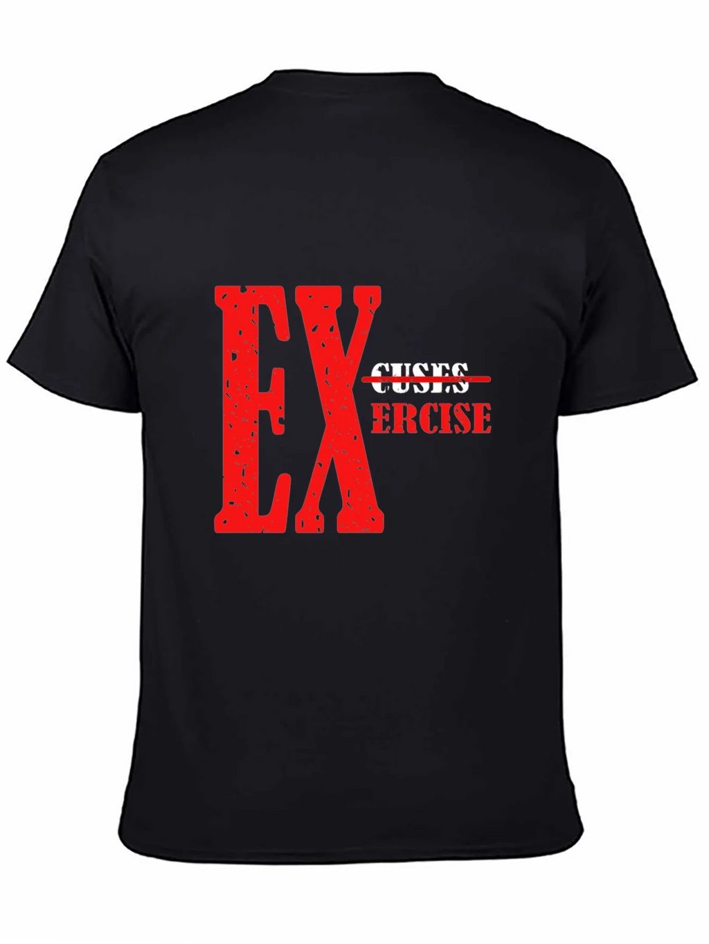 No Excuses Exercise Graphic Tee product image 2