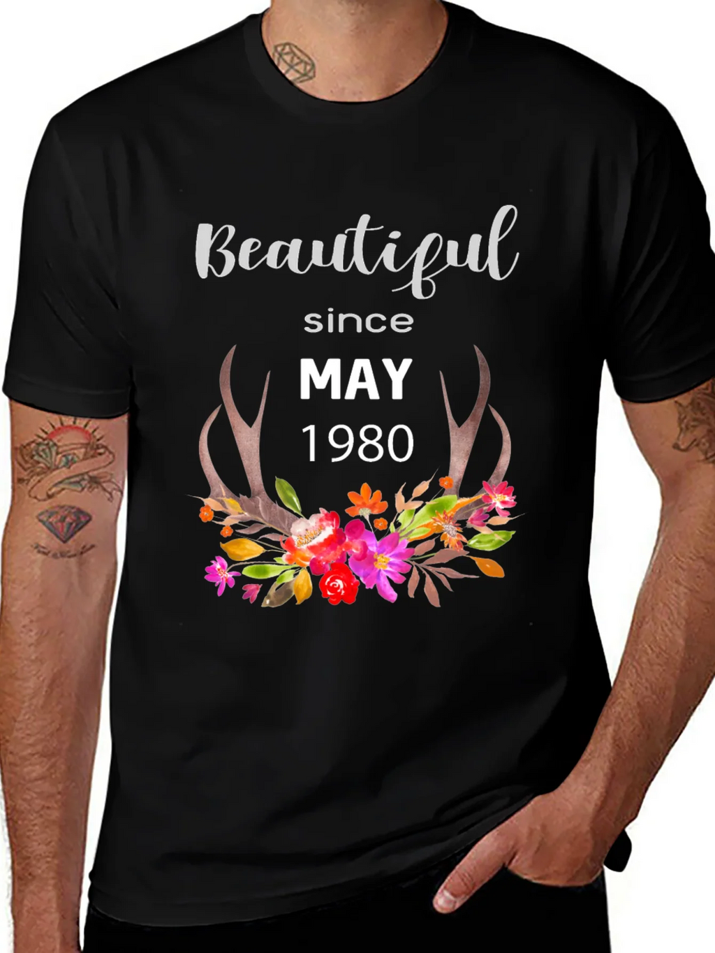 Beautiful Since May 1980 T-Shirt product image 1