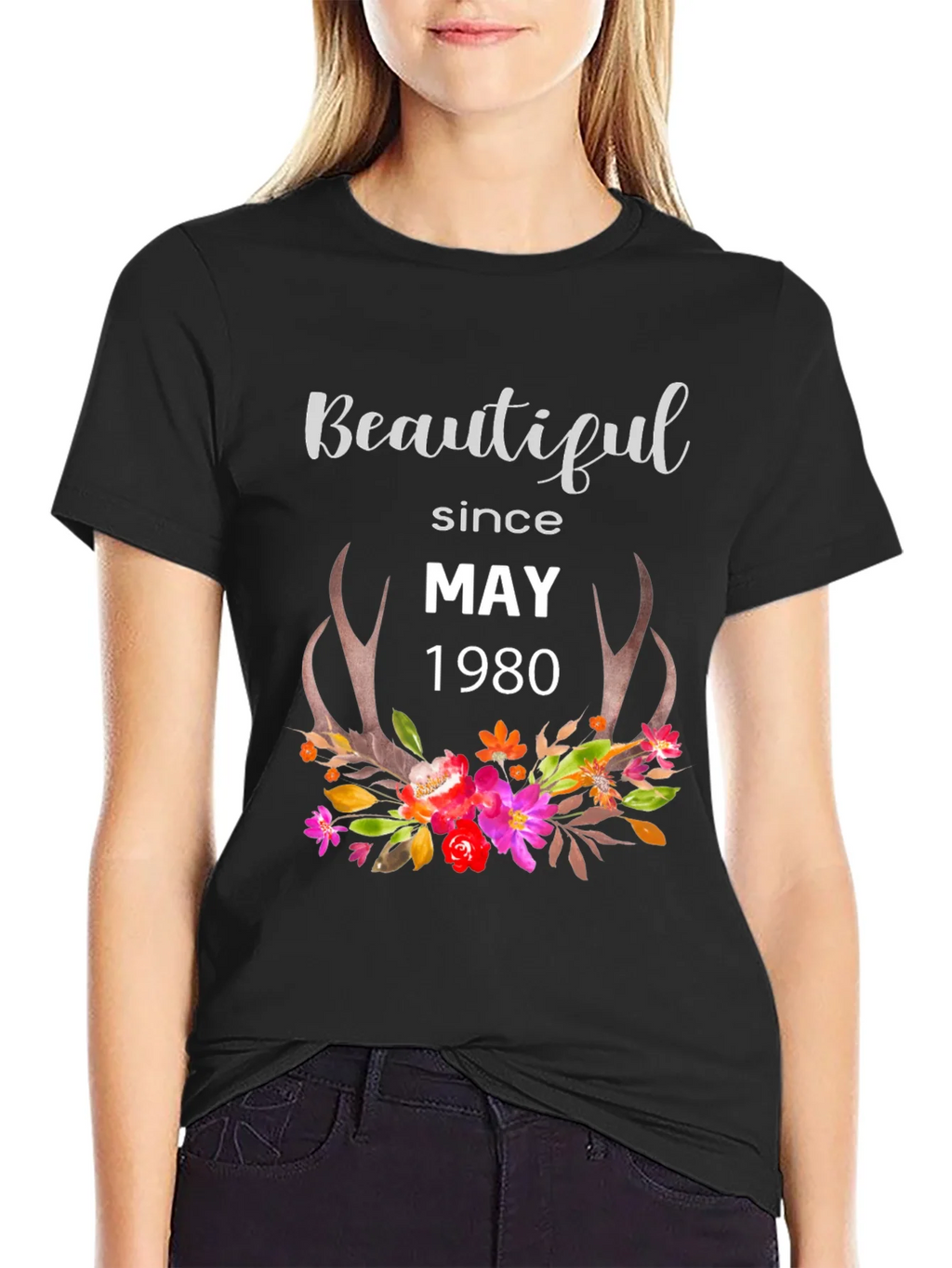 Beautiful Since May 1980 T-Shirt product image 2