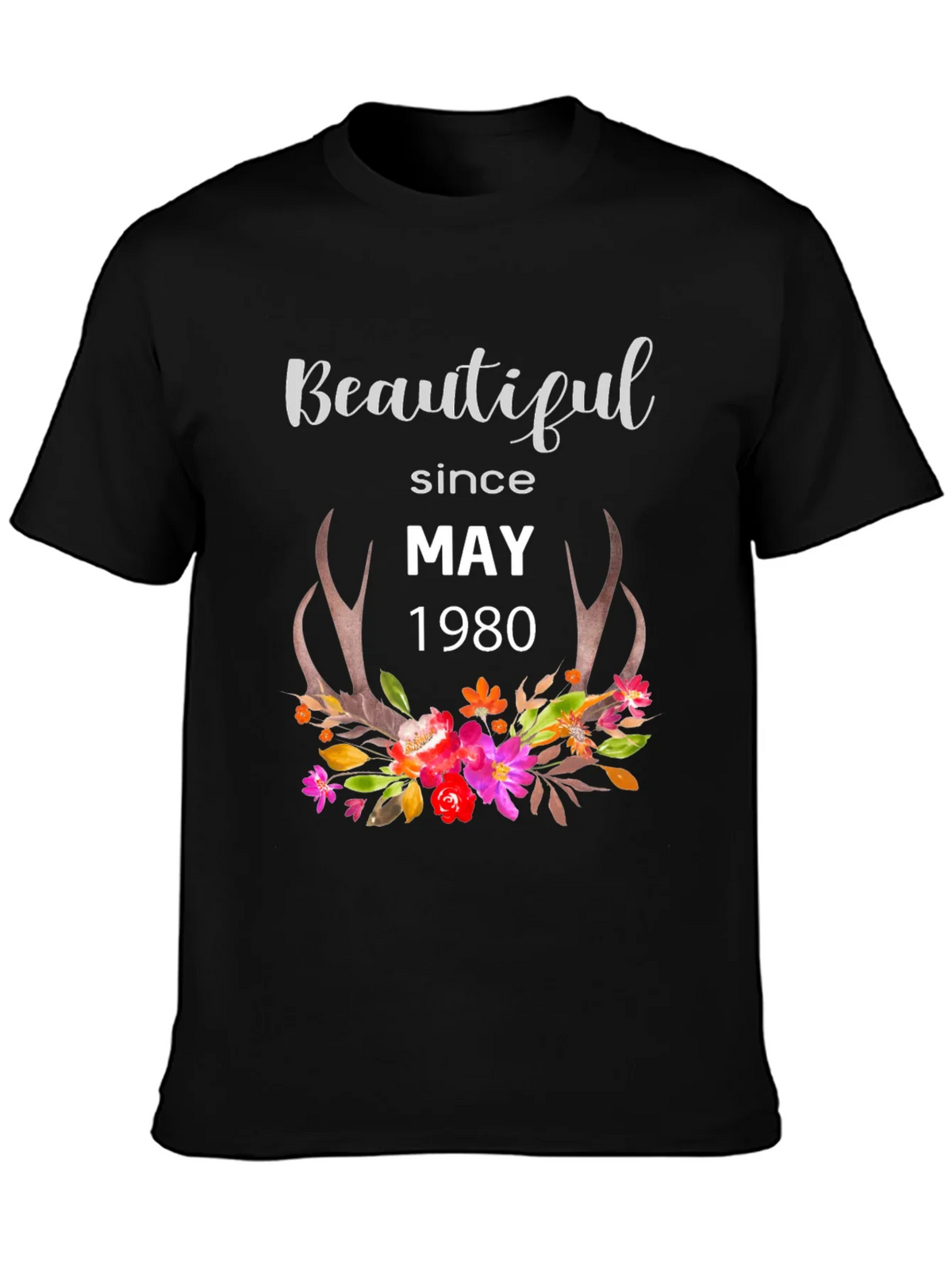 Beautiful Since May 1980 T-Shirt product image 3
