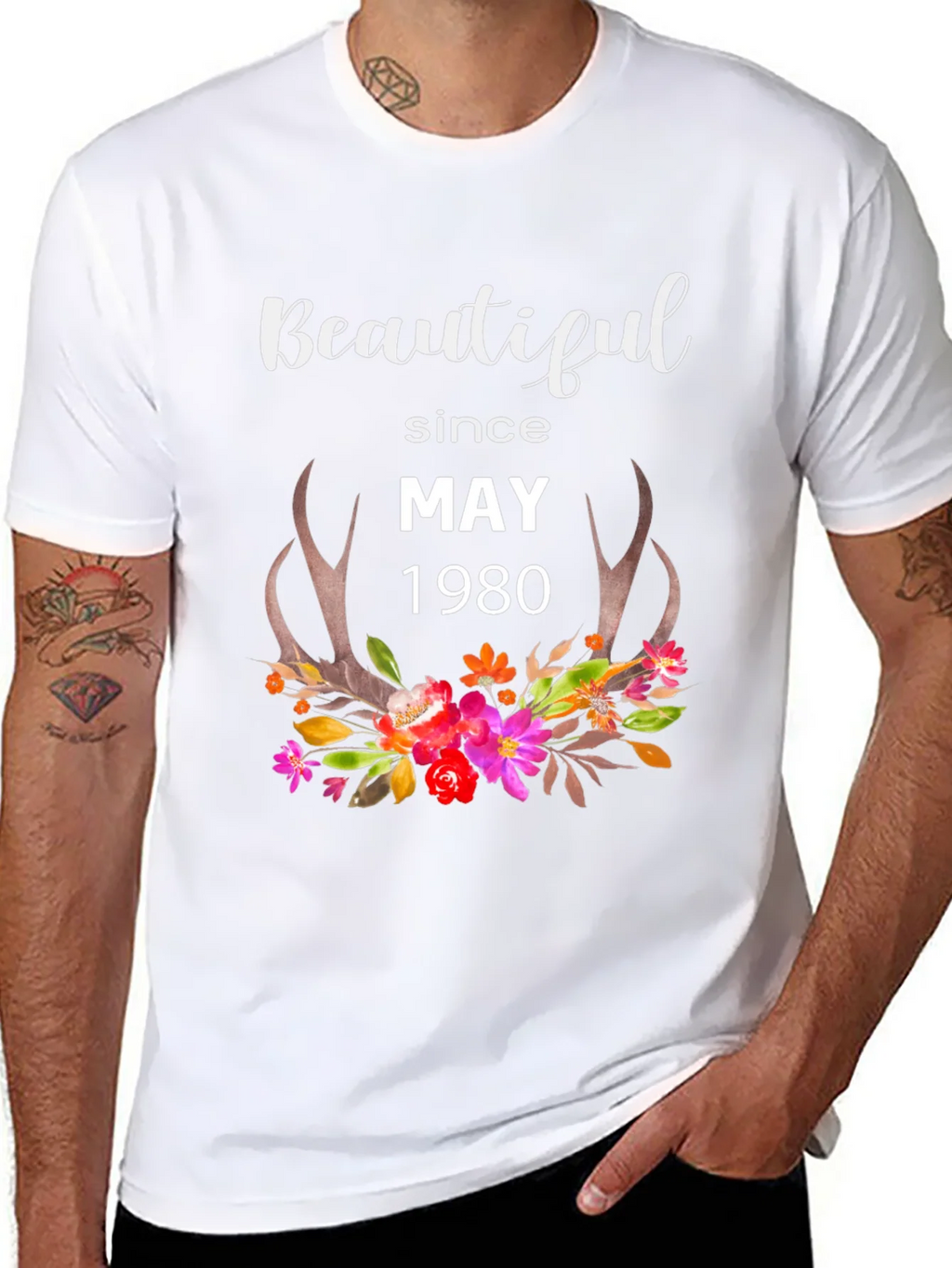 Beautiful Since May 1980 T-Shirt product image 5