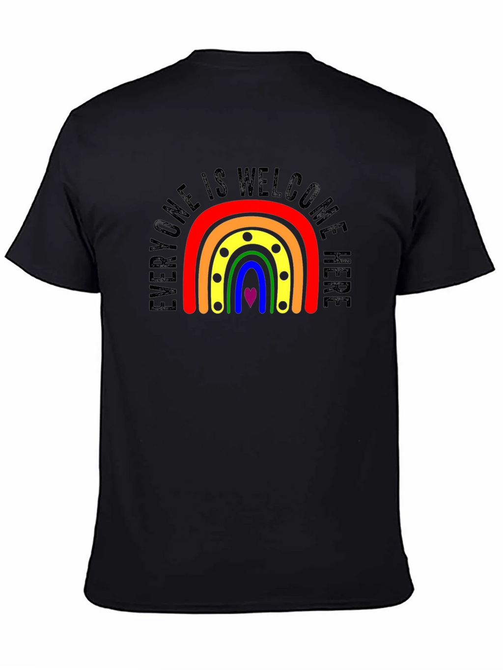 Everyone Welcome Rainbow Pride T-Shirt product image 4