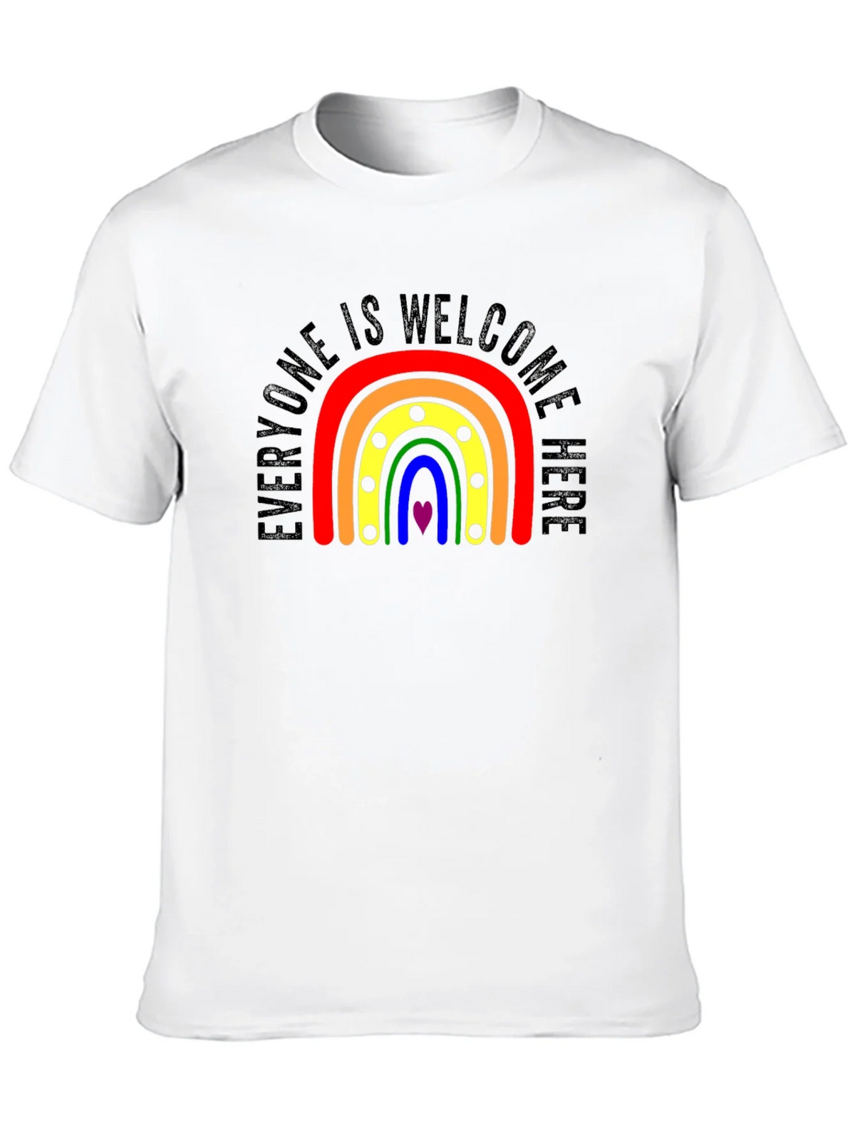 Everyone Welcome Rainbow Pride T-Shirt product image 9