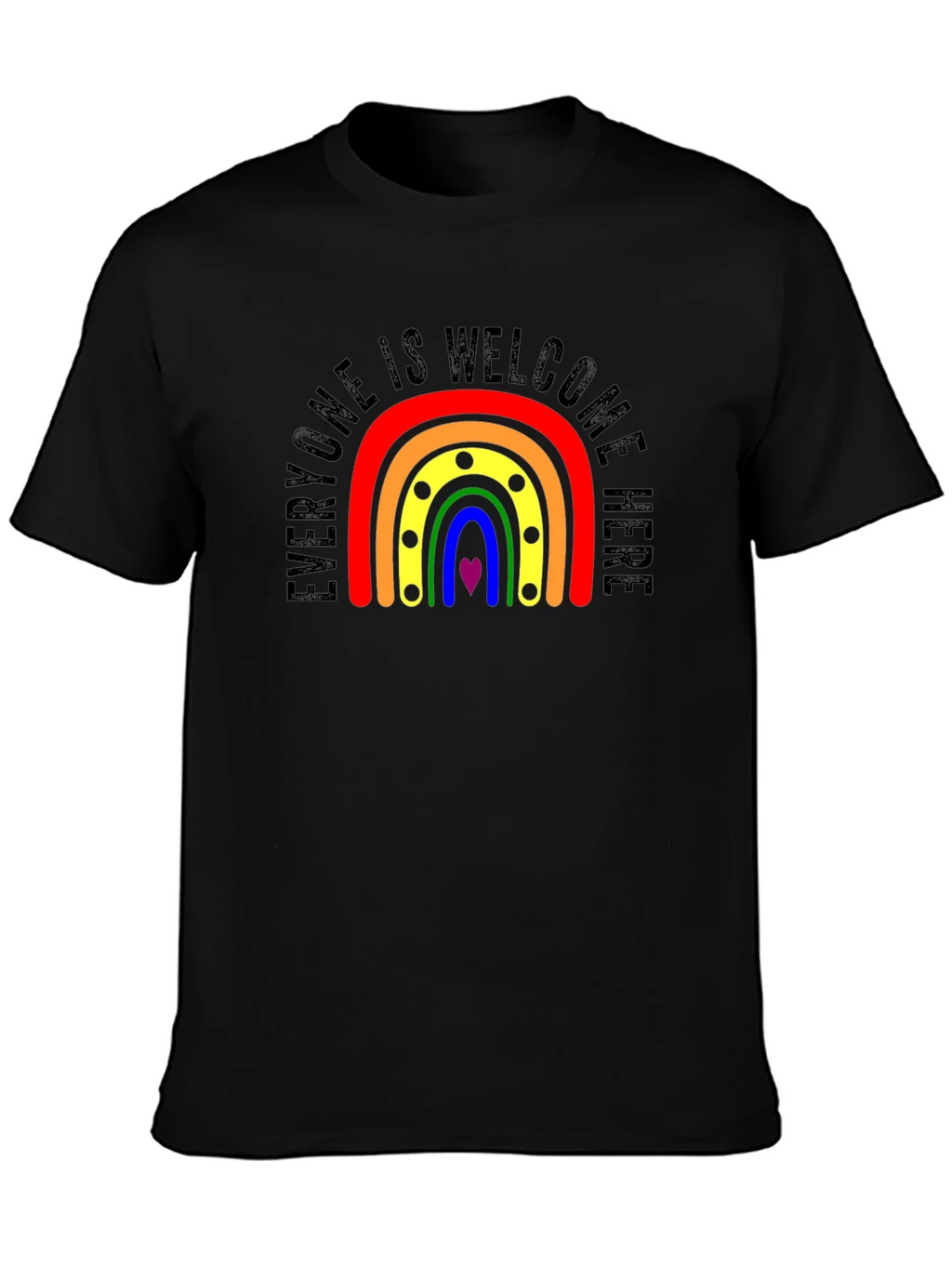 Everyone Welcome Rainbow Pride T-Shirt product image 3