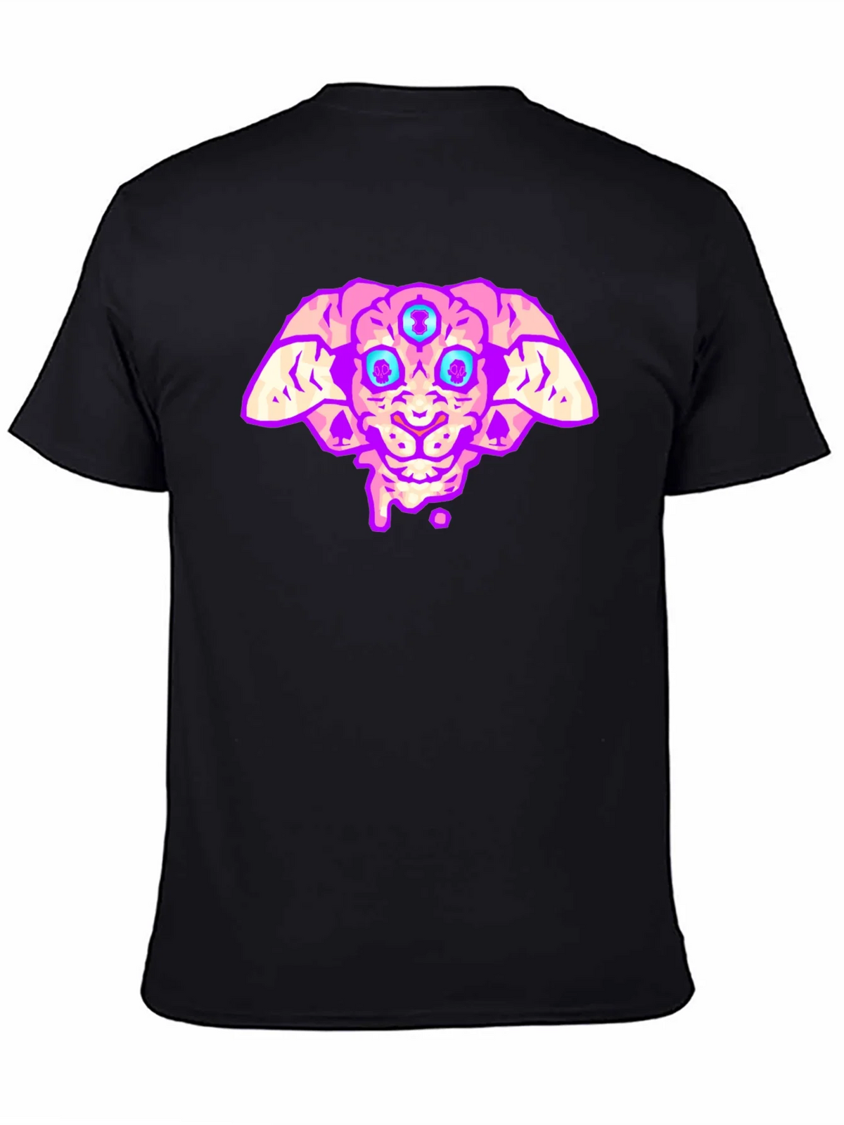 Three-Eyed Alien T-Shirt - Black product image 3