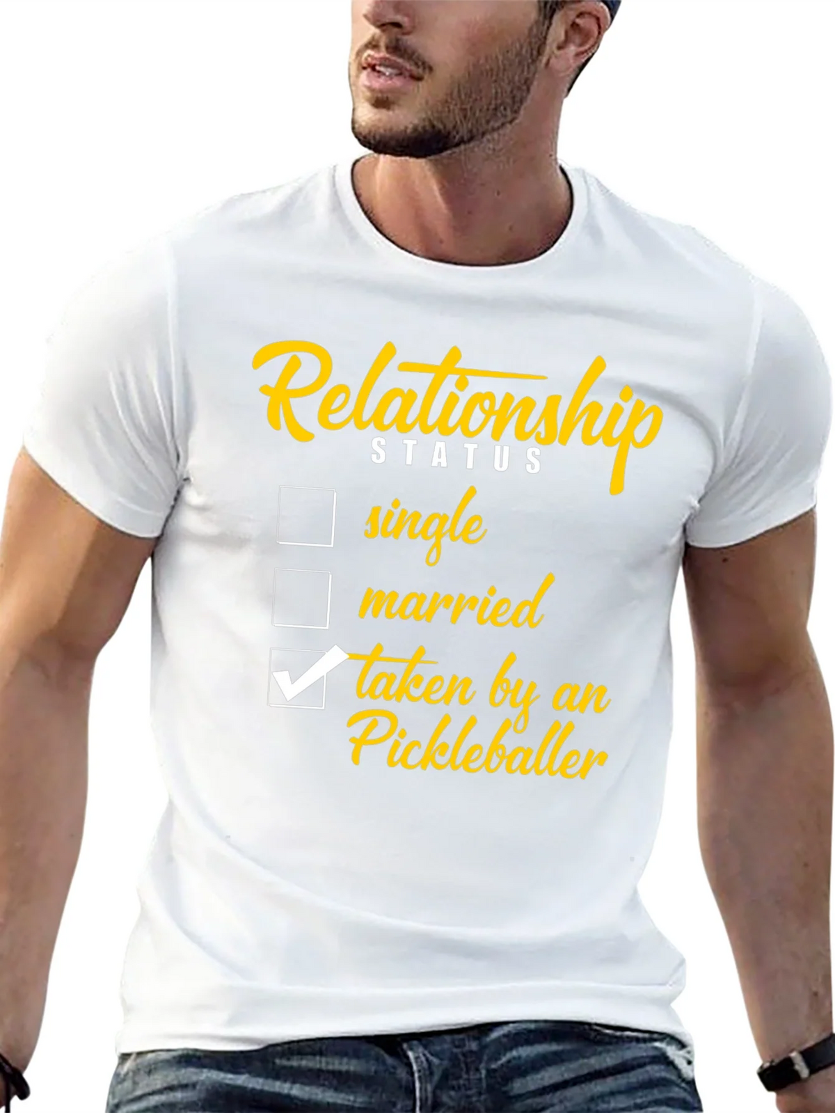 Relationship Status: Taken by a Pickleballer T-Shirt product image 11