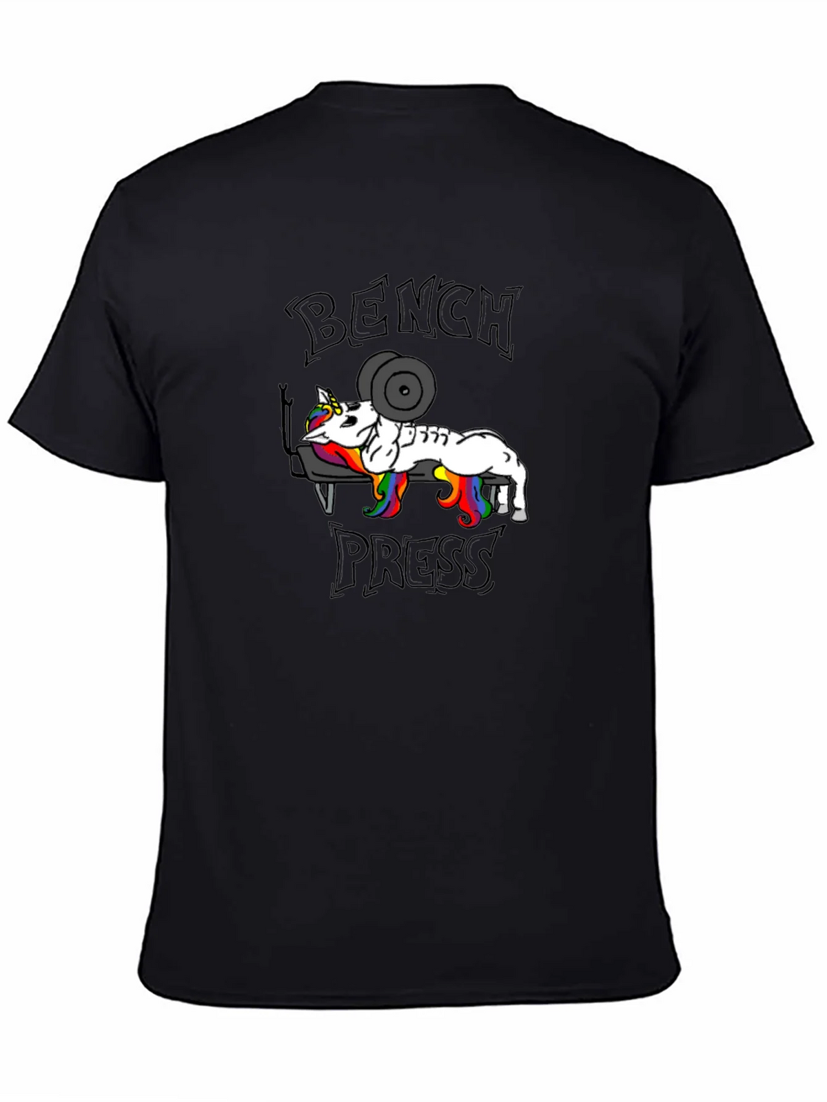 Bench Press Unicorn T-Shirt - Gym Humor product image 1
