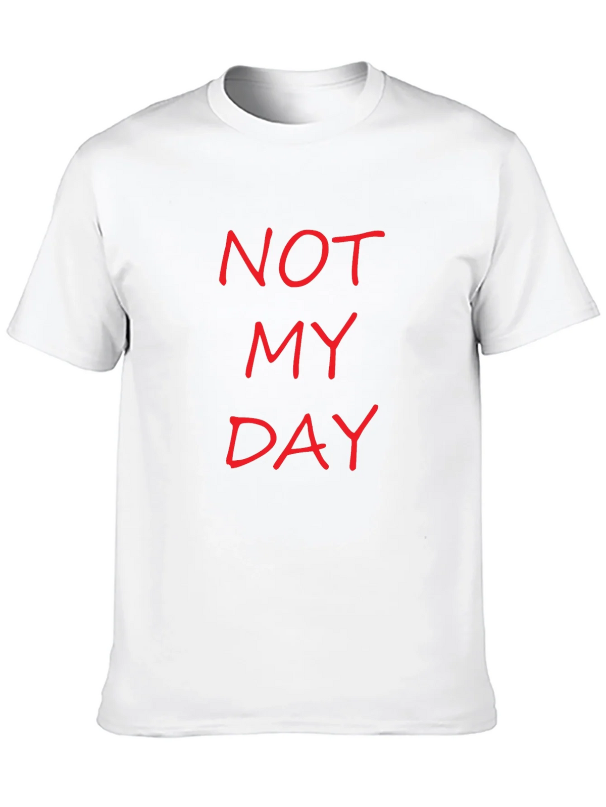 Not My Day Slogan Tee - Casual Black T-Shirt product image 9