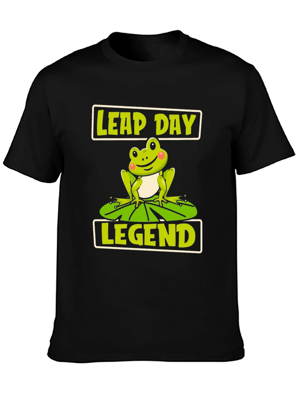 Leap Day Legend Frog Graphic T-Shirt product image 3
