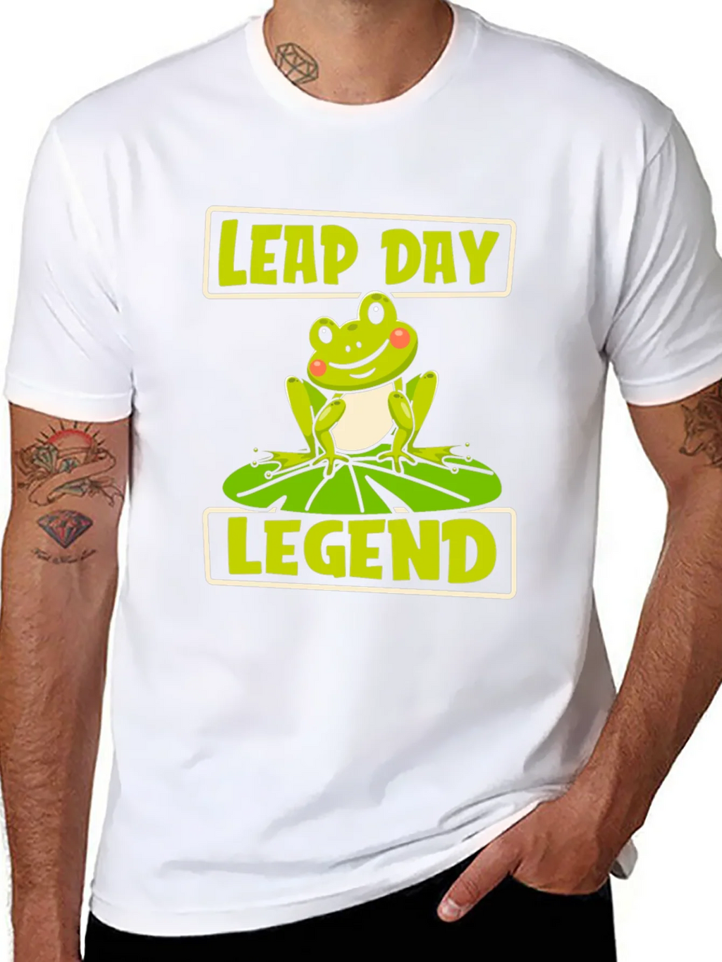Leap Day Legend Frog Graphic T-Shirt product image 7