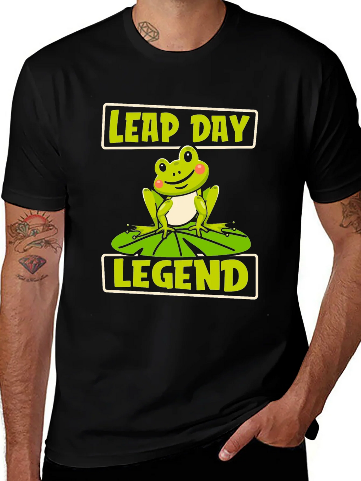 Leap Day Legend Frog Graphic T-Shirt product image 1