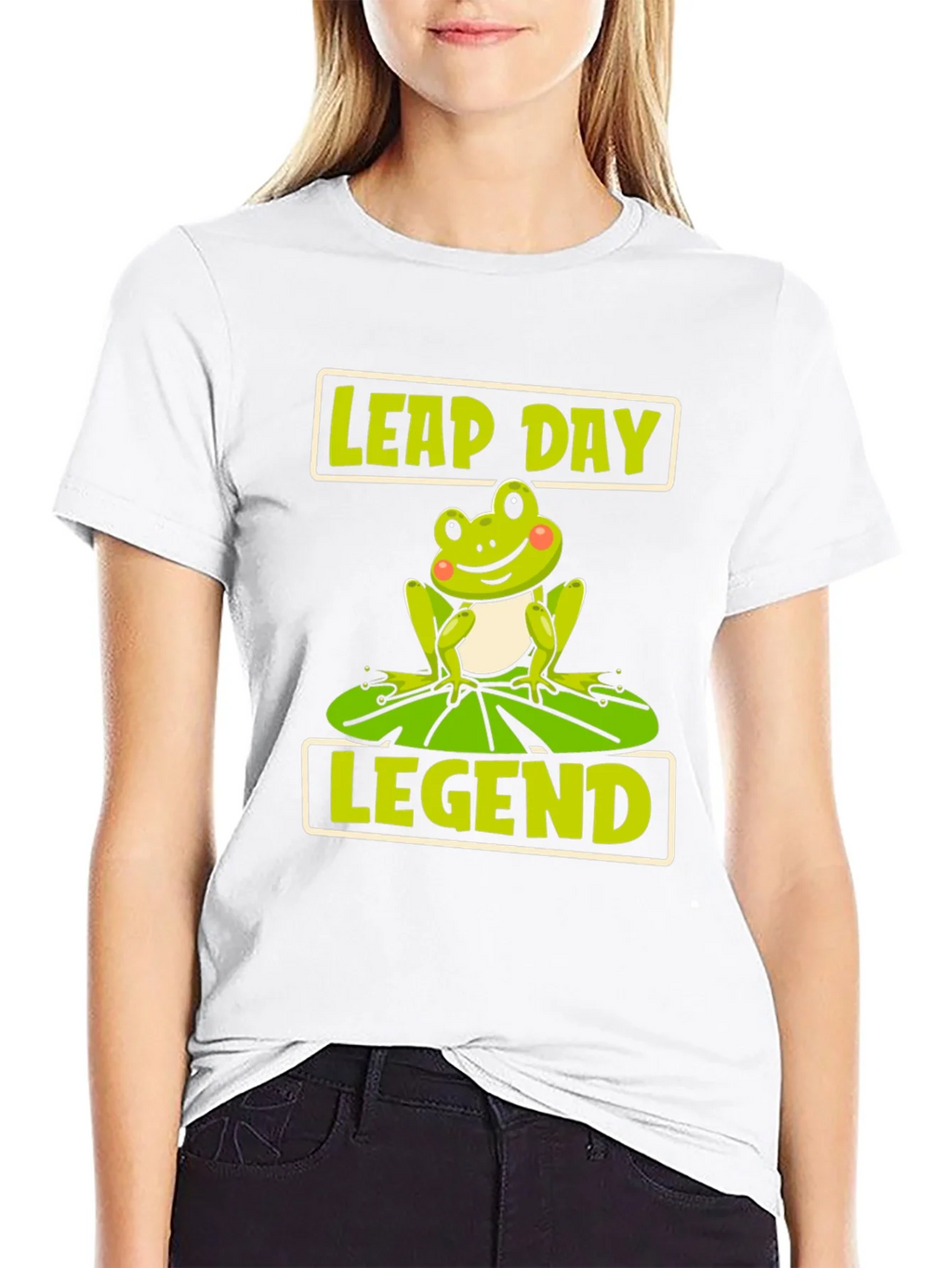 Leap Day Legend Frog Graphic T-Shirt product image 8