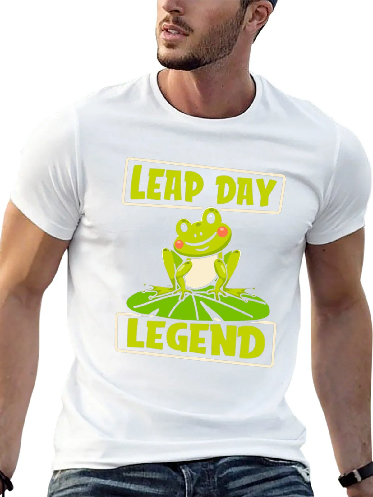 Leap Day Legend Frog Graphic T-Shirt product image 12