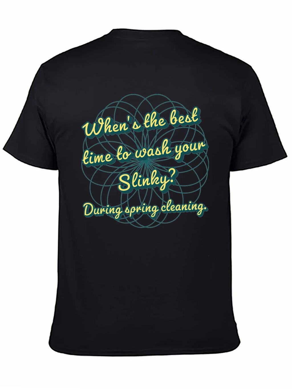 Slinky Spring Cleaning T-Shirt - Humorous Graphic Tee product image 3