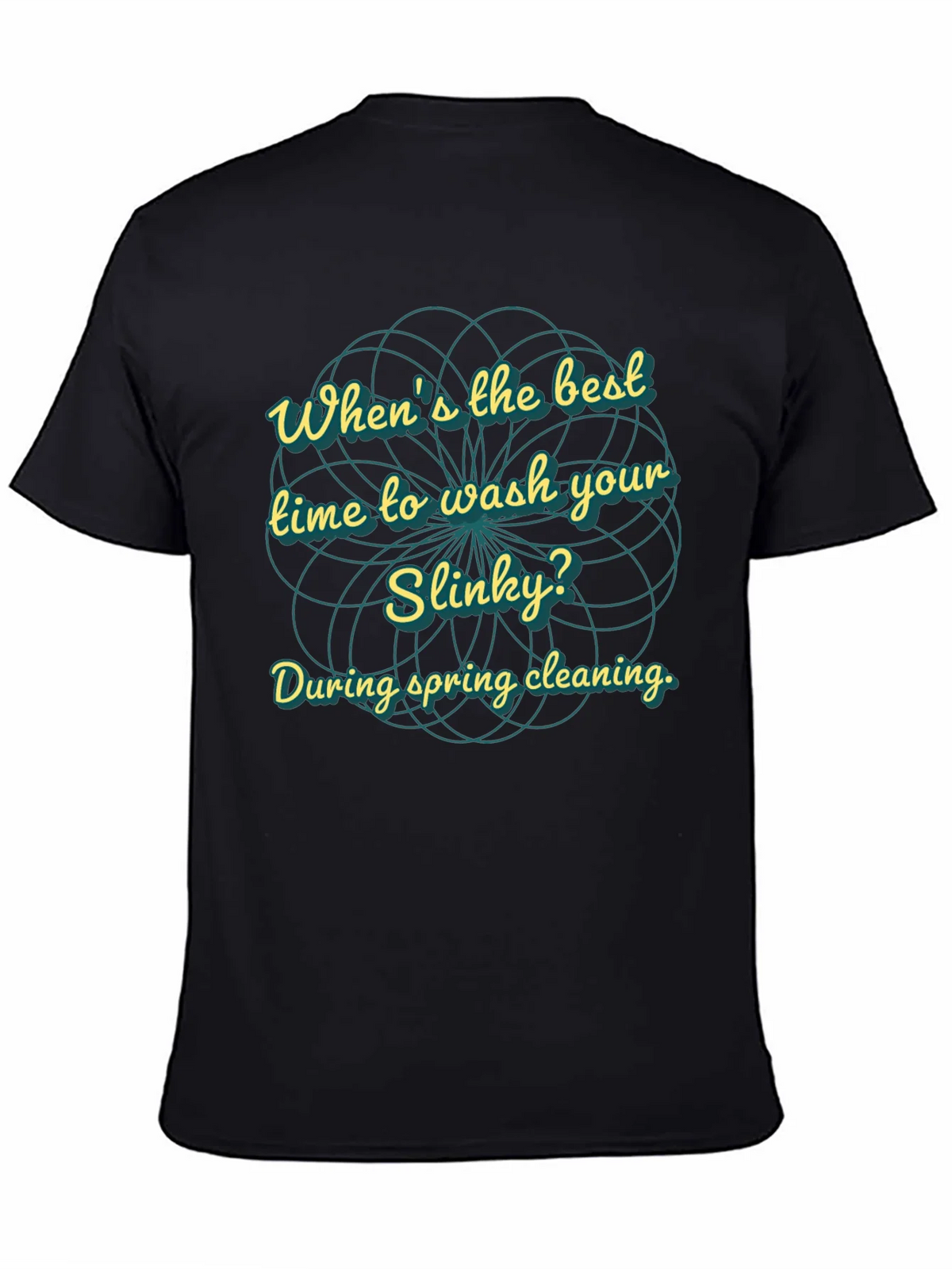 Slinky Spring Cleaning T-Shirt - Humorous Graphic Tee product image 3