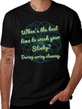 Slinky Spring Cleaning T-Shirt - Humorous Graphic Tee product image 1
