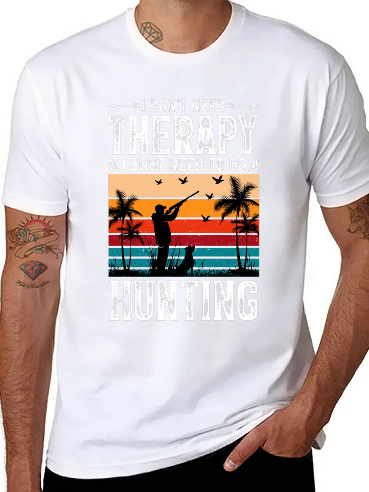 Hunting Therapy T-Shirt - Graphic Tee for Outdoor Lovers product image 7