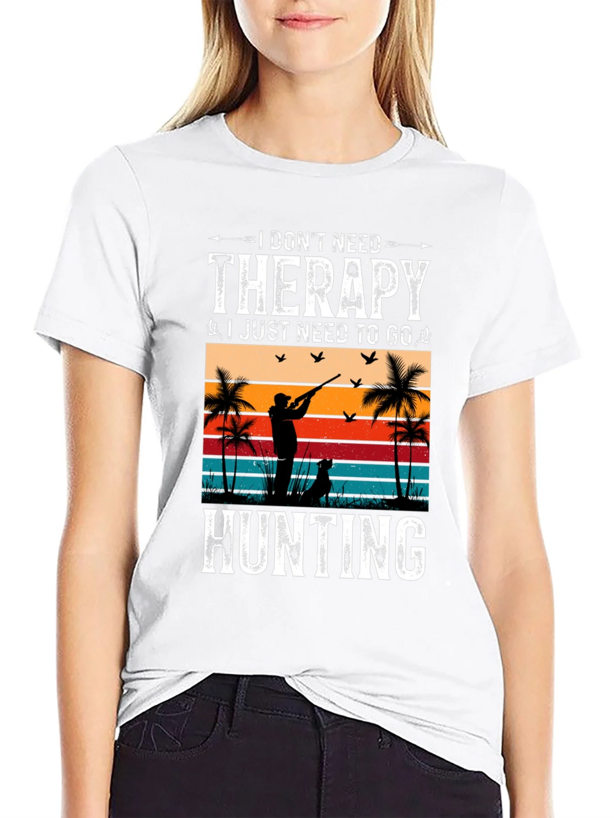 Hunting Therapy T-Shirt - Graphic Tee for Outdoor Lovers product image 8