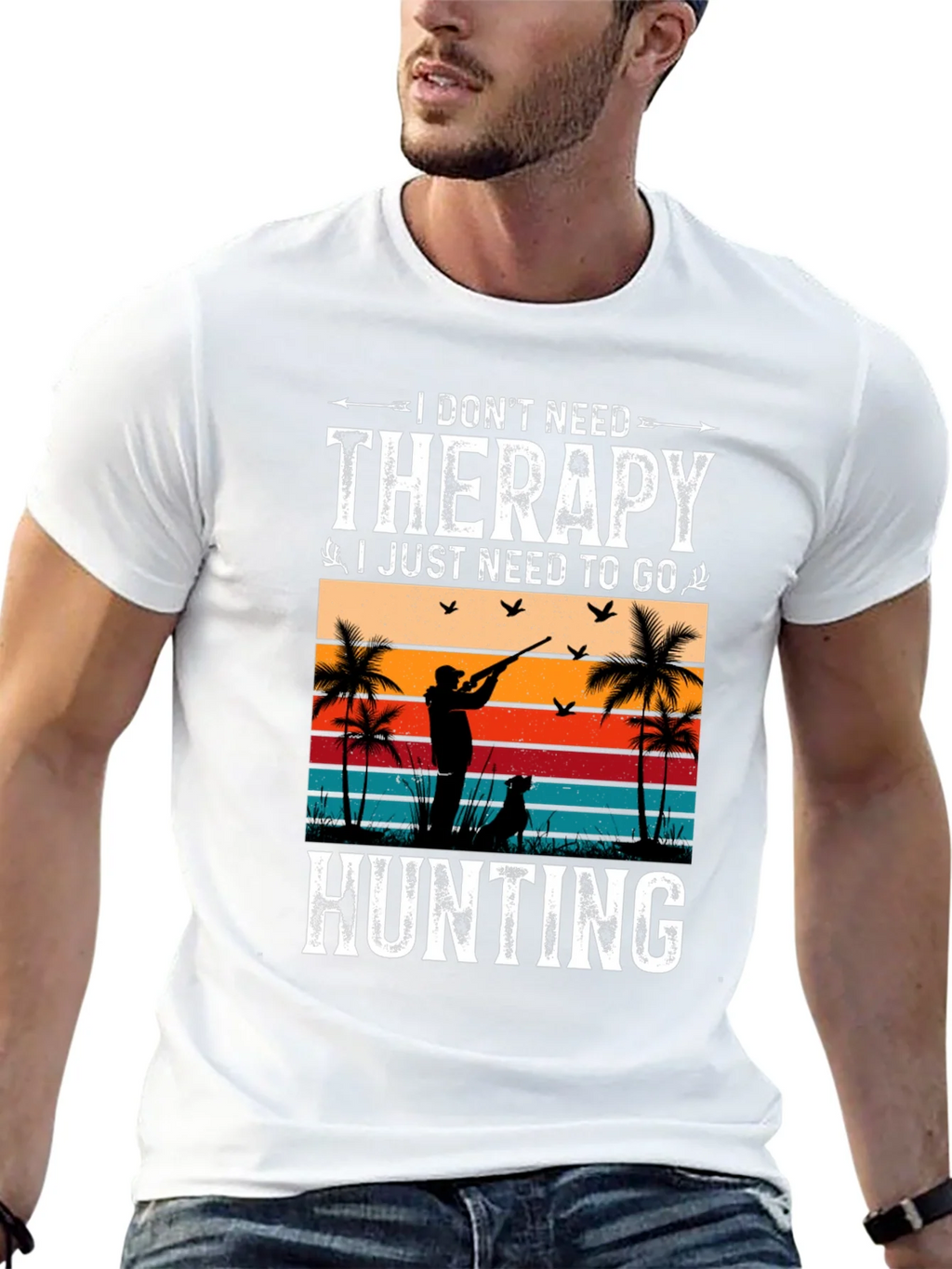 Hunting Therapy T-Shirt - Graphic Tee for Outdoor Lovers product image 12