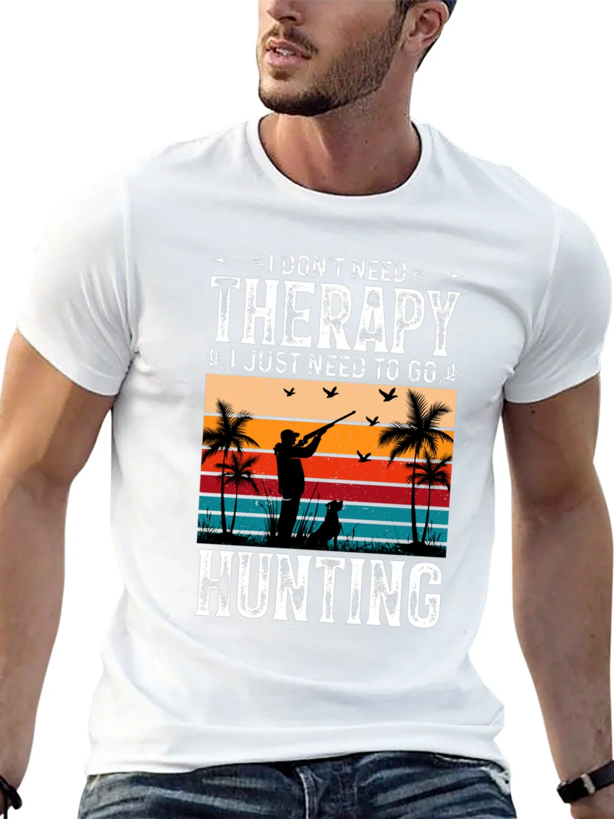 Hunting Therapy T-Shirt - Graphic Tee for Outdoor Lovers product image 12
