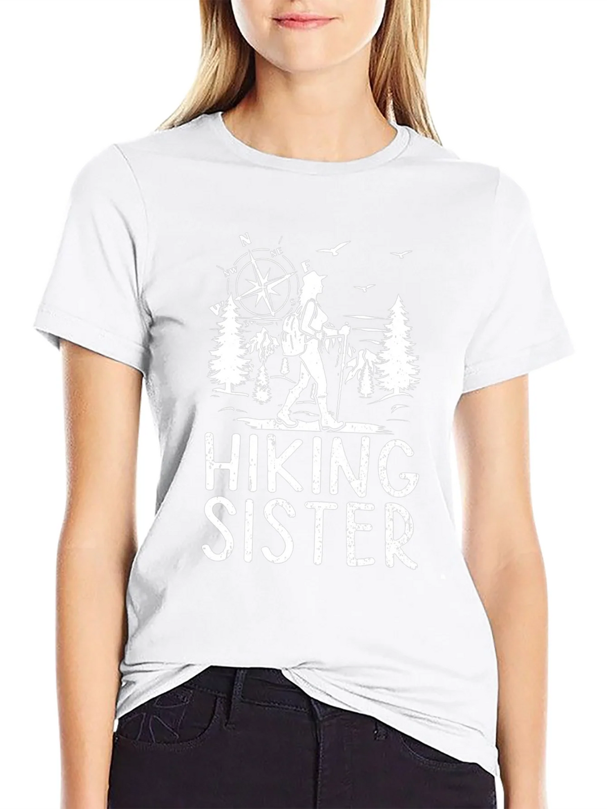 Hiking Sister T-Shirt Outdoor Adventure Tee product image 6