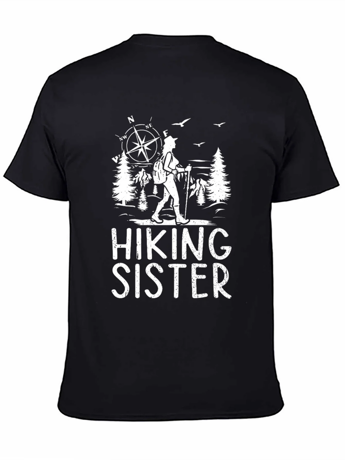 Hiking Sister T-Shirt Outdoor Adventure Tee product image 4