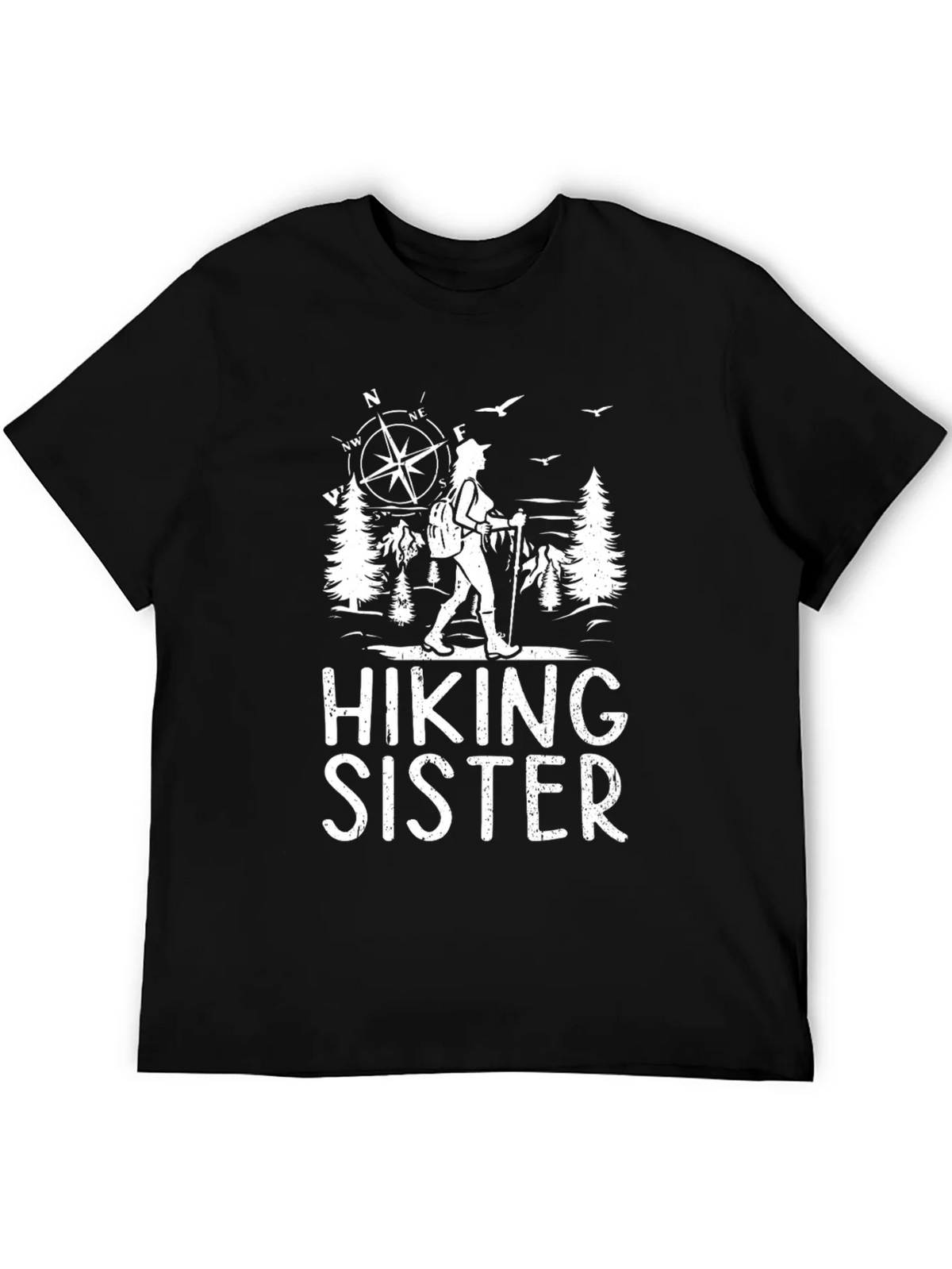 Hiking Sister T-Shirt Outdoor Adventure Tee product image 5
