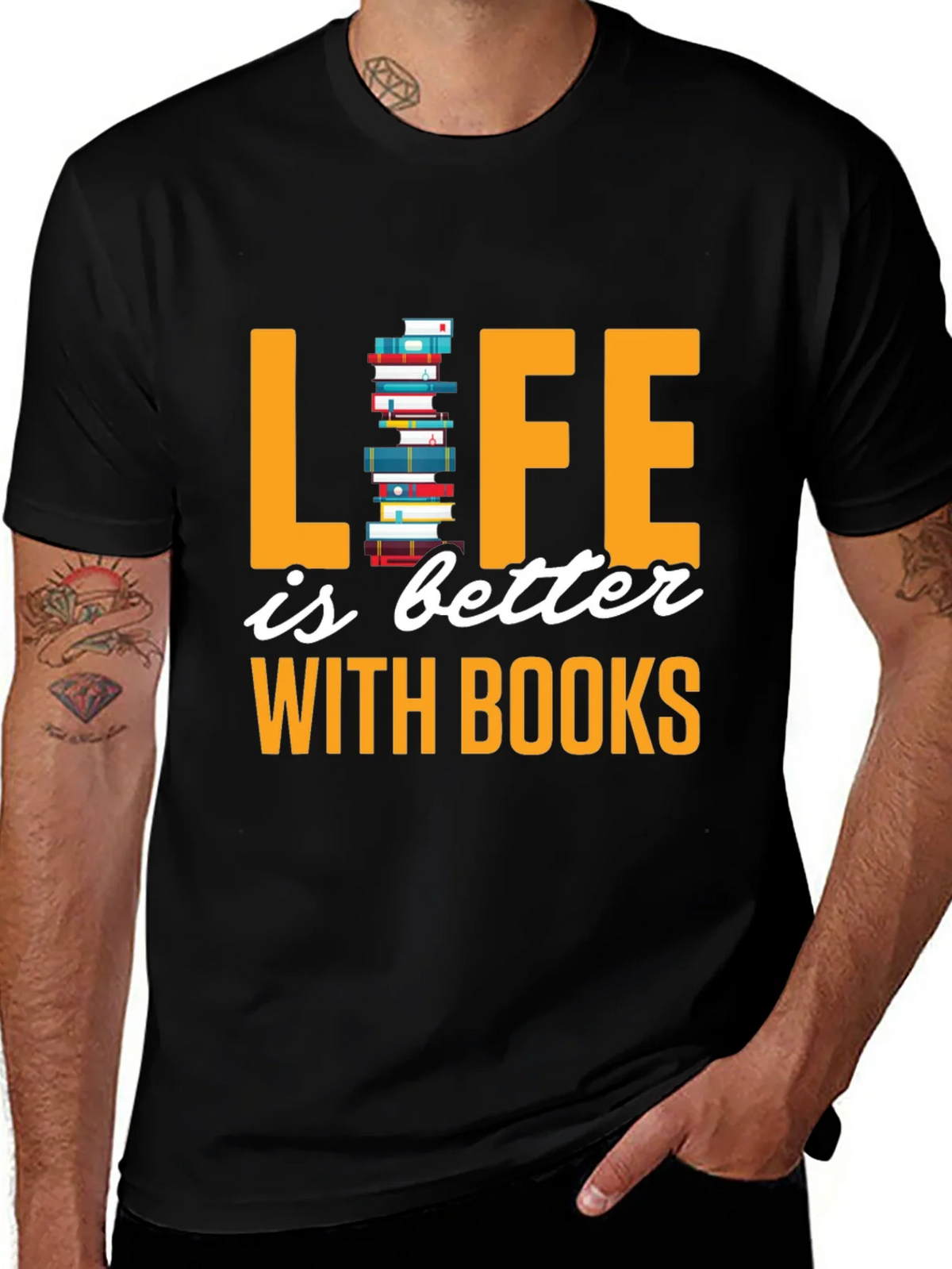 Life is Better with Books T-Shirt product image 1
