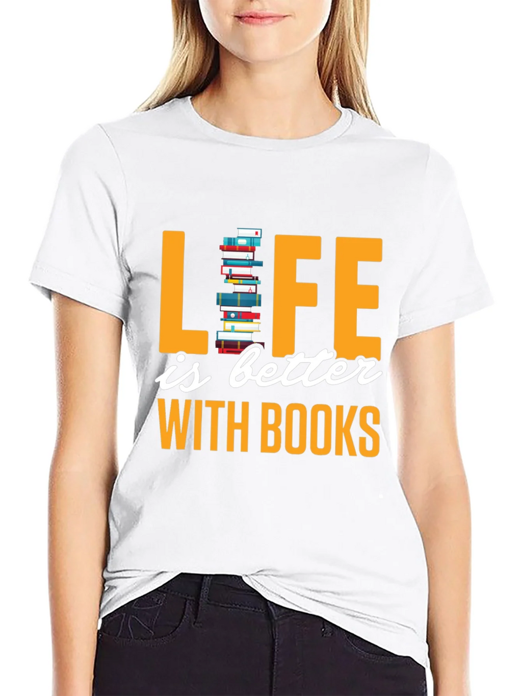 Life is Better with Books T-Shirt product image 8